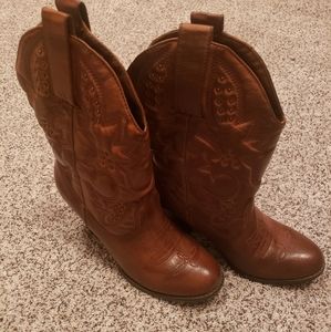 Brown Larue Cowboy Boots